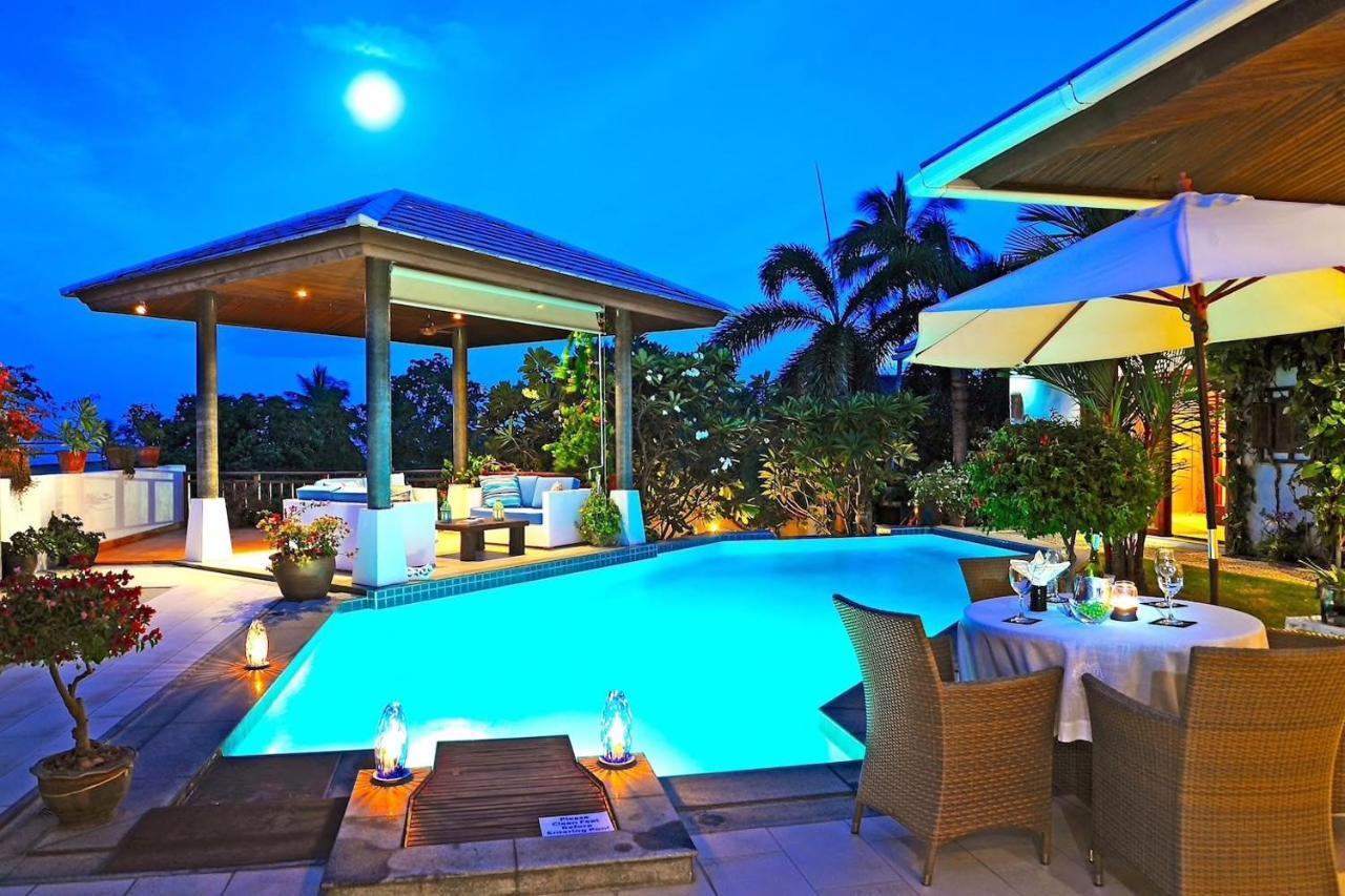 Samui Blu, Villa With Private Pool Choeng Mon Ngoại thất bức ảnh